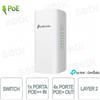 OMADA SG2005P-PD - TP-Link Omada SG2005P-PD Switch Smart 5 Porte Gigabit con 1 Porta PoE++ In e 4 Porte PoE+ Out - Managed L2