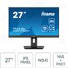 IIYAMA XUB2792QSU-B6 - Monitor Iyama - WQHD 2560x1440 - 27 Pollici - 100Hz - 0.4ms - Has (150mm) - Pivot - Altoparlanti - HDMI - DisplayPort