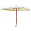 Greenwood Ombrellone serie DELUX 3x2 mt poliestere ECRU' SENZA BASE cod. E 4001E