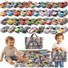 Varrotoy 40 Pezzi Macchinine Giocattolo per Bambini con Tappeto da Gioco,Auto Giocattolo Tirare Indietro,Giocattoli di Auto da Corsa Set per Ragazzi e Ragazze di 3 4 5 6 7 8 Anni