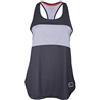 SUNDRIED Sport delle Donne della Maglia di Usura di Yoga Senza Maniche a Spalle Scoperte Formazione e Palestra Tank Top (Grigio Scuro, S)