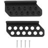 LT Easiyl 1 Paio di Supporti per Frecce da Parete per 12 Frecce Adatti per Riporre Frecce in Fibra di Vetro Frecce in Alluminio E Legno Neri (11x4,2x2 Cm)