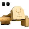 Bullstep - Parallele Basse Calisthenics in Legno di Faggio | Maniglie Push Up Bar | Barre Parallele da Palestra | Maniglie per flessioni a terra | Parallette Supporti Ginnastica Artistica Fitness