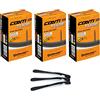 MSZweirad Set di 3 tubi Continental Cross SV60 28 pollici 32/47-622 con 3 leve per pneumatici a due ruote