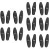 Perfeclan 20 Pezzi Toggle Stopper - Fermacorda per Cavo, Paracordaa, Coulisse, Abbigliamento, Tenda Porta Tenda da Campeggio, Altro