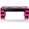 MAXSTRENGTH Stepper Fitness 5 Altezze Regolabili (10-30cm) - Piattaforma Antiscivolo per Allenamento a Casa o Palestra - Step per Aerobica & Yoga