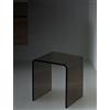 Grandform/Kinedo Sgabello in Plexiglass Fumè