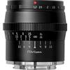 TTArtisan Obiettivo 50mm F1.2 Fotocamere APS-C Obiettivo Messa a fuoco manuale Compatibile con fotocamera EOS M Mount M1 M2 M3 M5 M6 M6l M10 M100 M50.(Nero)