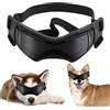 YISKY Occhiali Sole Animali Domestici, Occhiali per Cani, Pet protezione UV, Occhiali Sole per Cani, Occhiali Sole per Cani Anti UV, Occhiali Per Cani Antivento, per Cani di Taglia Grande e Media (Nero)