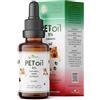 Hemp Phytomedical Pet Oil 5% CBD Certificato - Olio di Canapa Biologico - per Il Benessere di Cani e Gatti. Puro Senza Sostanze Chimiche. Massima Tollerabilità 30 ml
