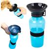 Generico Borraccia Acqua Portatile Dispenser 500ml. Cani Gatti Animali Domestici Grandi Piccoli Passeggiata Trekking Escursione Vacanza Tappo Sicurezza Anti Goccia Inclinazione Adatta Borsa Zaino Valigia