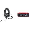 Audio-Technica AUDBPHS1 Cuffie Stereo con Microfono & Interfaccia audio USB Scarlett Solo (terza generazione) di Focusrite per chitarristi, cantanti e produttori
