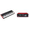Akai Professional MPK Mini Plus - Controller tastiera MIDI USB a 37 tasti per Mac e PC con 8 pad MPC RGB, manopole rotary e software musicale & Interfaccia audio USB Scarlett Solo