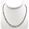 Bundela Gems Collane di perle Rondelle sfaccettate in labradorite blu A++ 18""