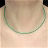 Bundela Gems A++ Agata verde naturale sfaccettata pietra preziosa rotonda perline 2-3 mm c...