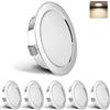 YindaLux Faretti LED da Incasso 230V 3W 4000K IP44 LED Spots 55-58MM 6PCS Cromato