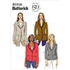 Butterick Modello 5926, Giacca da Donna, Taglie 40-42-46, Cotone,Lana, Bianco, B5 (8-10-12-14-16)