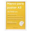 Nacnic cornice MDF di colore bianco dimensioni A3 29.7x42 cm. Ideale per incorniciare foto, stampe, quadri, riconoscimenti e poster. Materiali di Alta qualità. Disegnato e prodotto in Spagna.