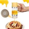 mumisuto Dosatore Miele 315 Ml Dispenser Miele, Barattolo Per Miele In Vetro Borosilicato, Con Coperchio Superiore E Inferiore Rimovibile, Lavabile In Lavastoviglie, Per Conservare Miele E Sciroppo (Giallo)