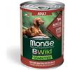 Monge BWild Grain Free Adult Agnello con Zucca e Zucchine Umido per Cani - 400 g - KIT 12x PREZZO A CONFEZIONE