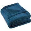 CelinaTex Montreal coperta soffice microfibra coperta pile Coral 150 x 200 cm blu