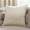 HOUSE LLEWELYN - BOWEN Laurence Llewelyn-Bowen Cuscino in velluto - bianco avorio - 43 x 43 cm morbido cuscino decorativo con imbottitura - collezione Montrose - elegante accento per divano, letto o sedia