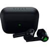 Razer Hammerhead True Wireless X, Auricolari wireless a bassa latenz, Modalità Gaming a bassa latenza a 60 ms, Driver da 13 mm con calibrazione personalizzat, Nero