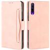 HualuBro Cover per Huawei P Smart PRO 2019, Flip Cover a Libro in Premium PU Pelle Magnetica Antiurto Case Portafoglio Custodia per Huawei P Smart PRO 2019 Cover - Rosa