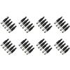 Asinfter 40PCS 5,5 mm x 2,5 mm jack di alimentazione DC spina adattatore connettore adattatore