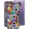 KJYF Custodia per Nokia G10 (6.52), Nero Morbido Silicone Resistente TPU Protezione Cover, Anti Graffio Protettiva Case per Nokia G10 - Diavolo dei Cartoni Animati