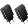 Seadmit Caricatore USB C, 20W Presa, PD3.0 Caricabatterie USB C compatibile con i-Phone 17/16/15/14/13 Plus Pro Max, i-Pad, Air-Pods, Samsung Galaxy S25/24/23 ecc, Alimentatore USB C Rapido(2 Pezzi)