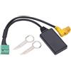BOROCO Cavo AUX, Adattatore Cavo AUX MMI 3G AMI 12 Pin Bluetooth 5.0, Sostituzione Ingresso Audio Wireless Per A4 A6 Q5 Q7 A5 S5
