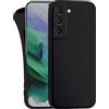 MyGadget Cover per Samsung Galaxy S21 FE - Custodia Protettiva in Silicone Morbido - Case TPU Flessibile - Ultra Protezione Antiurto & Antiscivolo Nero