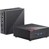 ACEMAGICIAN Mini PC, AMD Ryzen 5 5625U (6C/12T, Fino a 4,3 GHz), Mini computer Windows 11,16GB DDR4 RAM 512GB M.2 2280 SSD Grafica 7 Core 1800 MHz, Dual Ethernet/Type-C/per Ufficio, Studio