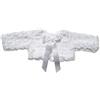 PIROIT deine-Brautmode, bolero bianco per battesimo, giacca da bambina, bianco, 68 cm
