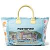BRACCIALINI Borsa a spalla Summer Portofino tessuto BS24BR49 B17725 Grande