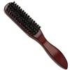 DiviDermy 1 pezzi Spazzola Setole Cinghiale Capelli, Spazzola Capelli Fini con Manico in Legno per Pettinare i Capelli e Migliorare Lucentezza e Salute,Pettine largo