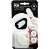 iKo Spazzolino da denti sbiancante + custodia trasparente, morbido al tatto, non necessita di dentifricio o acqua, 100% riciclabile ecologico per adulti per la cura dentale domestica, mini viaggio per