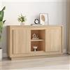 Festnight Credenza, Credenza Soggiorno, Mobile Cucina, Madia Moderna, Madie E Credenze, Credenza Cucina, Rovere Sonoma 102x35x60 cm in Legno Multistrato