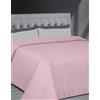 CosìCasa Trapunta Matrimoniale Primaverile/Estiva con Bordo Applicato Leggera ed Ipoallergenica | Trapuntino Matrimoniale Mezza Stagione perfetto per dare uno Stile Elegante alla tua Camera, Rosa