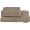 Baroni Home Set 2 Asciugamani Viso e Ospite, 100% Cotone, Asciugamani Bagno, 55x100 cm e 40x50 cm (Beige)
