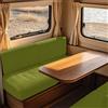 VFGFDJNDFX Elasticizzato Copri Divano Per Caravan, Senza Braccioli Fodera Divano Protezione Lavabile,Per Camper Auto Panca Copridivano. (Giallo V,W 55-85 cm,D 25-45 cm)