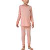 Schiesser Mädchen Schlafanzug Lang-Natural Love Set di Pigiama, Apricot_182722, 128 Bambine e Ragazze