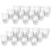 Provance Confezione da 24 bicchieri da liquore - Bicchieri da Tequila e Vodka in Vetro, 2cl, 4cl, 20ml, 40ml