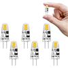I-SHUNFA G4 lampadine LED Bianco naturale 4000K AC/DC 12V 1.2W lampadine LED sostituire 15w lampadina alogena, per camera da letto, cucina cofano estrattore, sala da pranzo, ufficio (6pcs pack)
