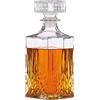 TW24 Alpina - Caraffa per whisky e whisky, in vetro, cognac, liquore, caraffa per vino
