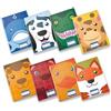 Pigna, Maxi Quaderno Kids, f.to A4 21x29,7 cm., pagine 80 + risguardo, carta 80 g/m², interno 5M, Quadretto 5 mm, Copertine Assortite, 10 pezzi