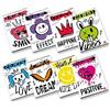 Pigna, Maxi Quaderno Rebel Graffiti, f.to A4 21x29,7 cm., pagine 80 + risguardo, carta 80 g/m², interno 0C, Righe con Margine, Copertine Assortite, 10 pezzi
