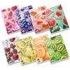 Pigna, Maxi Quaderno Fruits, f.to A4 21x29,7 cm., pagine 80 + Risguardo, Carta 80 g/m², interno 1R, Righe per Medie e Superiori, Copertine Assortite, 10 pezzi.