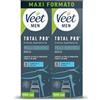 Veet Men Crema Depilatoria Uomo per Ascelle per Pelli Sensibili con Applicatore Ergonomico, Dermatologicamente Testata, 2x100 ml